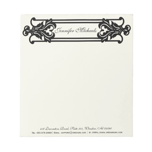 Geavanceerde Kantoor voor kleine bedrijven Notitieblok (Voorkant)