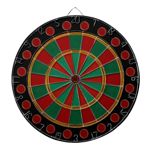 Geavanceerde kerst (Dartboard) Dartbord (Voorkant)