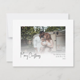 Geavanceerde kerstfoto feestdagenkaart