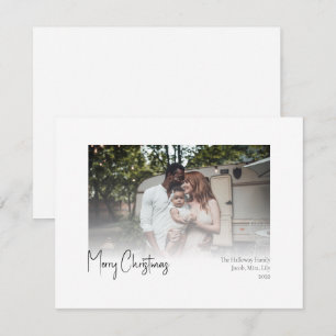 Geavanceerde kerstfoto feestdagenkaart