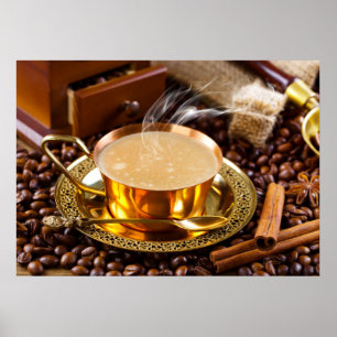 Geavanceerde koffieart voor thuisgebruik/decor voo poster