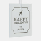 Geavanceerde Label-aangepaste versieringen Glas Ornament (Voorkant Rechts)