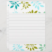 Geavanceerde Leafy Border Lined Recippage (Voorkant / Achterkant)