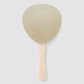 Geavanceerde luxe 2 bruiloft programma handwaaier (Achterkant)