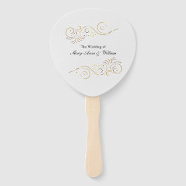 Geavanceerde luxe 2 bruiloft programma handwaaier