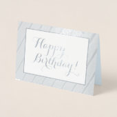 Geavanceerde, luxe "Happy Birthday"-Kaart Folie Kaarten (Voorkant)