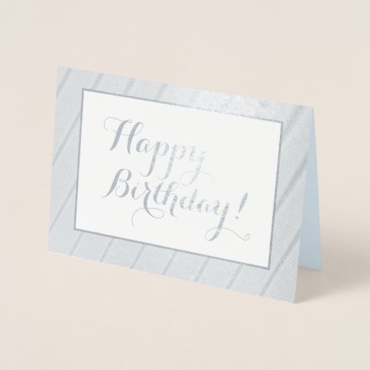 Geavanceerde, luxe "Happy Birthday"-Kaart Folie Kaarten (Voorkant)