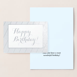 Geavanceerde, luxe "Happy Birthday"-Kaart Folie Kaarten