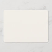 Geavanceerde Maroon Serif Huwelijksdetailkaart Informatiekaartje (Achterkant)