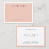 Geavanceerde, moderne, eenvoudige Sjabloon voor de Visitekaartje (Voorkant / Achterkant)