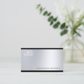 Geavanceerde moderne Glamor Silver Kijk Visitekaartje (Staand voorkant)