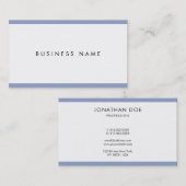 Geavanceerde, moderne, stijlvolle, stijlvolle, pro visitekaartje (Voorkant / Achterkant)