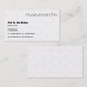 Geavanceerde moderne visitekaartje (Voorkant / Achterkant)