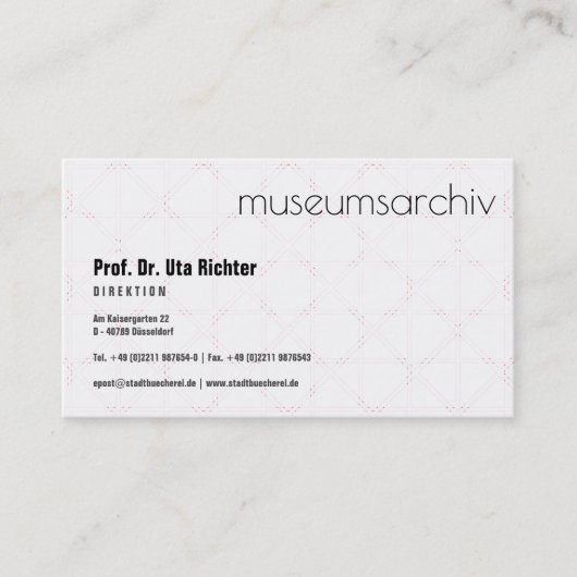 Geavanceerde moderne visitekaartje (Voorkant)