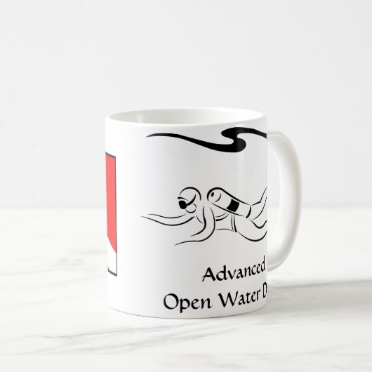 Geavanceerde Mok van Open Water Diver (Voorkant rechts)