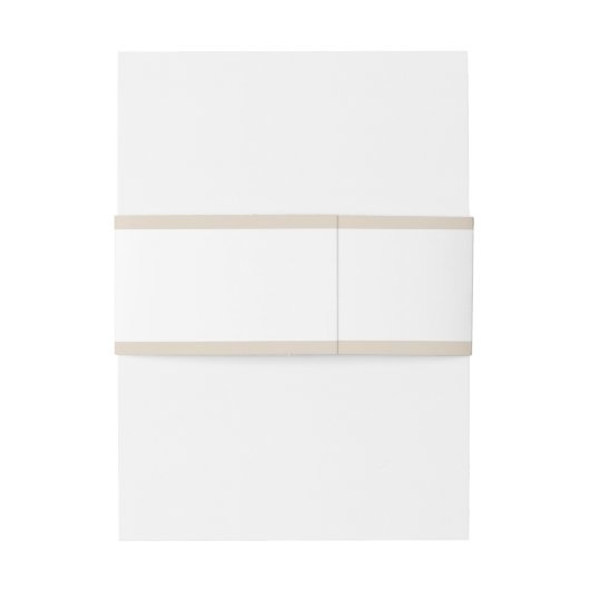 Geavanceerde monogram minimalistische bruiloft uitnodigingen wikkel (Achterkant Voorbeeld)