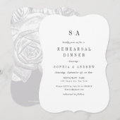 Geavanceerde monogram minimalistische repetitie Di Kaart (Voorkant / Achterkant)