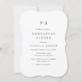 Geavanceerde monogram minimalistische repetitie Di Kaart (Voorkant)