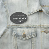 Geavanceerde naamtag voor "TIJDELIJKE GAST" Naamplaatje (In situ)