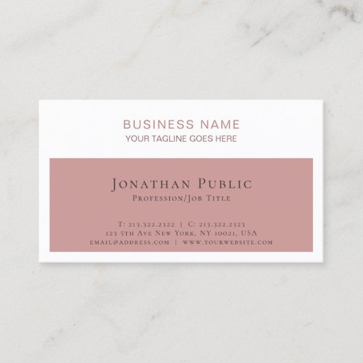 Geavanceerde professionele moderne bedrijven visitekaartje (Voorkant)