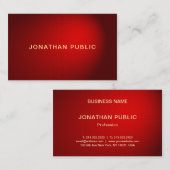 Geavanceerde Red Damask Gold Professional Trendy Visitekaartje (Voorkant / Achterkant)
