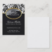 Geavanceerde Salon Business Card-template Visitekaartje (Voorkant / Achterkant)