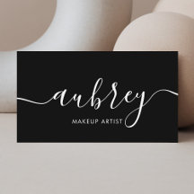 Geavanceerde scriptkalligrafie minimaal zwart