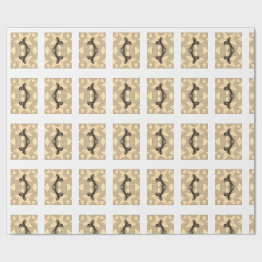 Geavanceerde ster! cadeaupapier (Vlak)