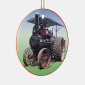 Geavanceerde stoomtractiemotor keramisch ornament (Rechts)