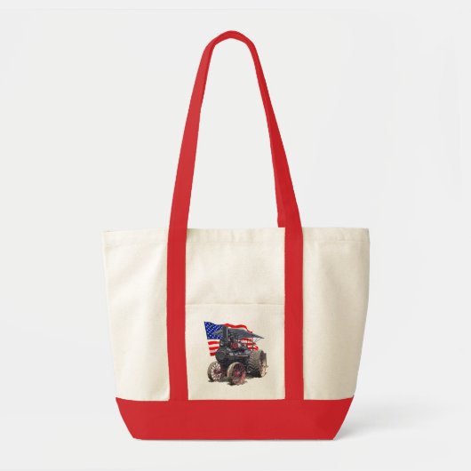 Geavanceerde stoomtractiemotor tote bag (Voorkant)