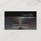 Geavanceerde visitekaartjes voor marketingconsulta (Achterkant)