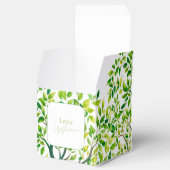 Geavanceerde waterverf boom Upsherin Upshernish Bedankdoosjes (Geopend)