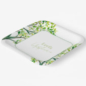 Geavanceerde waterverf boom Upsherin Upshernish Papieren Bordje (Gebogen)