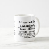 Geavanceerde Zakelijke Koffiemok (Voorkant rechts)