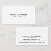 Geavanceerde zwart goud wit stijlvol visitekaartje (Voorkant / Achterkant)