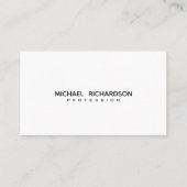 Geavanceerde zwart goud wit stijlvol visitekaartje (Voorkant)