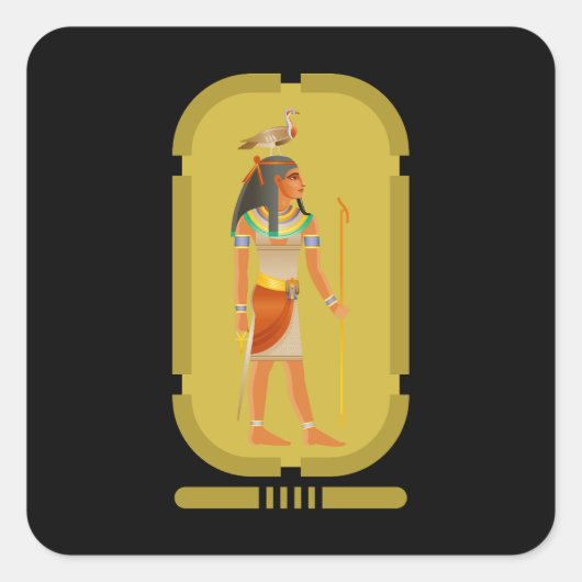 Geb Square Sticker (Voorkant)