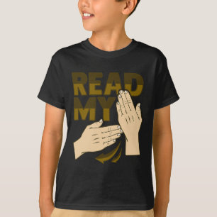 Gebaar met de hand voor ASL-dovheid gehoorverlies T-shirt