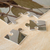 Gebaarde Botanische Grote Gehoornde Uil Legpuzzel (Zijkant)