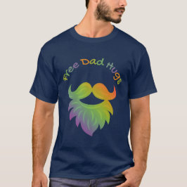 Gebaarde papa knuffels t-shirt