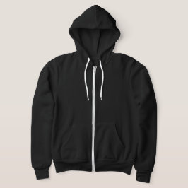 Gebaarde vogels Gebaarde Vogel Rits Hoodie