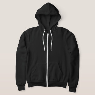 Gebaarde vogels Gebaarde Vogel Rits Hoodie