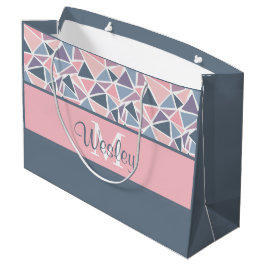Gebag met monogram groot cadeauzakje