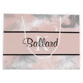 Gebag met monogram groot cadeauzakje (Achterkant)