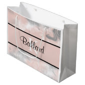 Gebag met monogram groot cadeauzakje (Voorkant Gekanteld)