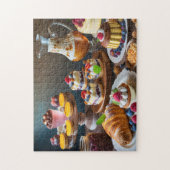 Gebak 2 Desert Art Tafel Dessert Galerij Art Phot Legpuzzel (Verticaal)