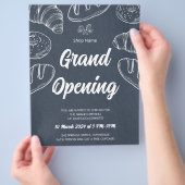 Gebak Bakkerij Business Grand Opening Sjabloon Flyer (Hand)