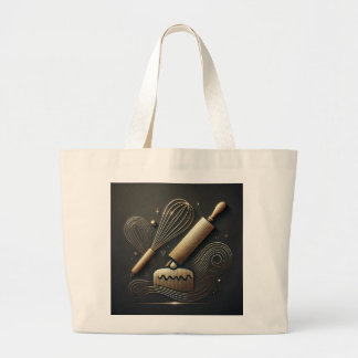 Gebak & bakkerij grote tote bag