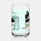 Gebak Chef Cat Blue Blikvorm Glas (Links)