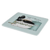 Gebak Chef Cat Blue Snijplank (Hoek)